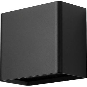 Luxula Wandleuchte LX700120, aus Aluminium, für innen, mit Akku, Up & Down, Bewegungsmelder, schwarz, warmweiß, LED