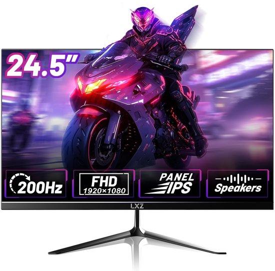 24,5-Zoll Gaming-Monitor, 200 Hz, Full HD (1080p), 1 ms Reaktionszeit, DisplayPort/HDMI, Augenkomfort, Wandmontage möglich, ideal für Gaming und Filme