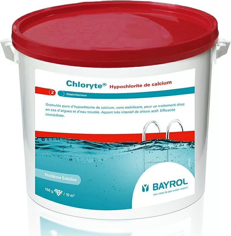 Chloryte Bayrol - chlore choc - Seau de 5 kg