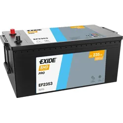 Exide EF2353 Power Pro 12V 235Ah 1300A LKW Batterie