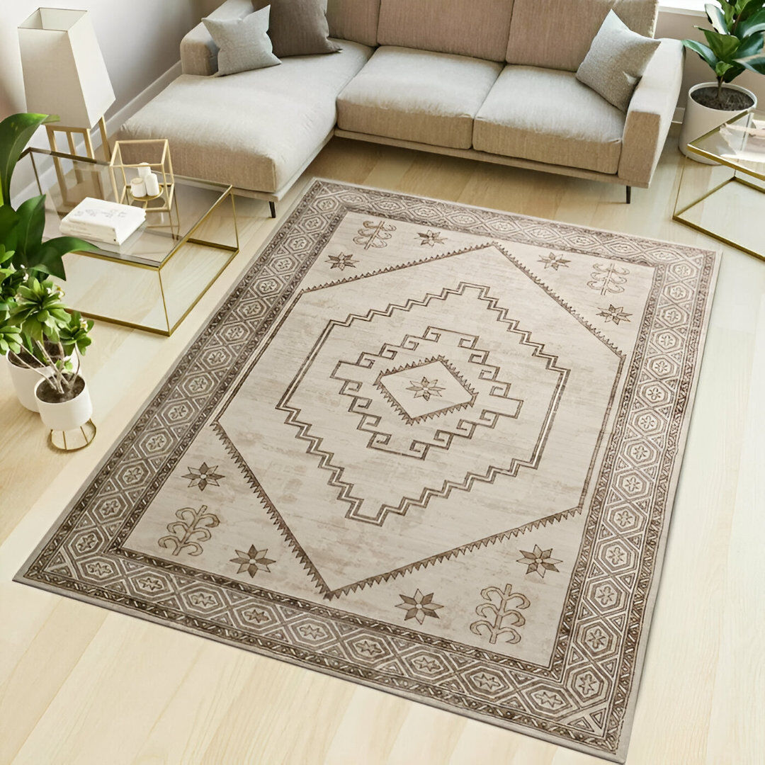 Langley Street Ingrid Vintage Look Shag Area Rug RADIANT Rectangle 200 x 290 cm