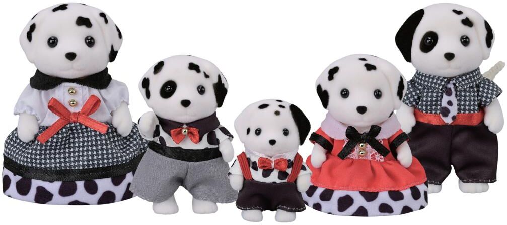 Sylvanian Families Mini muñecas mini mundos Familia Dálmata Epoch.