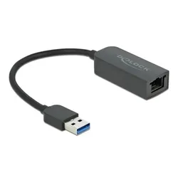 DeLOCK Adapter USB Typ-A Stecker zu 2,5 Gigabit LAN kompakt