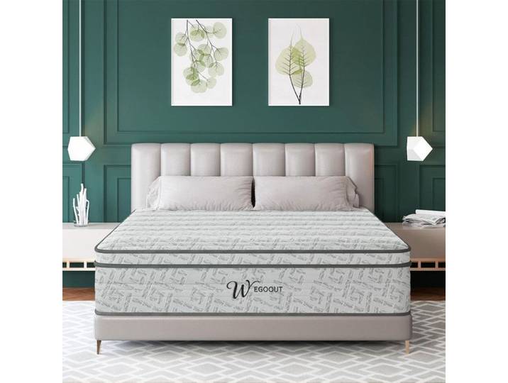 Matelas - YIDATONG - 140x200 Premium - Ép. 26 cm - Hybride mousse & ressorts ensachés - Certifié OEKO-TEX