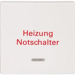 System M, Heizungsnotwippe Merten, polarweiß glänzend