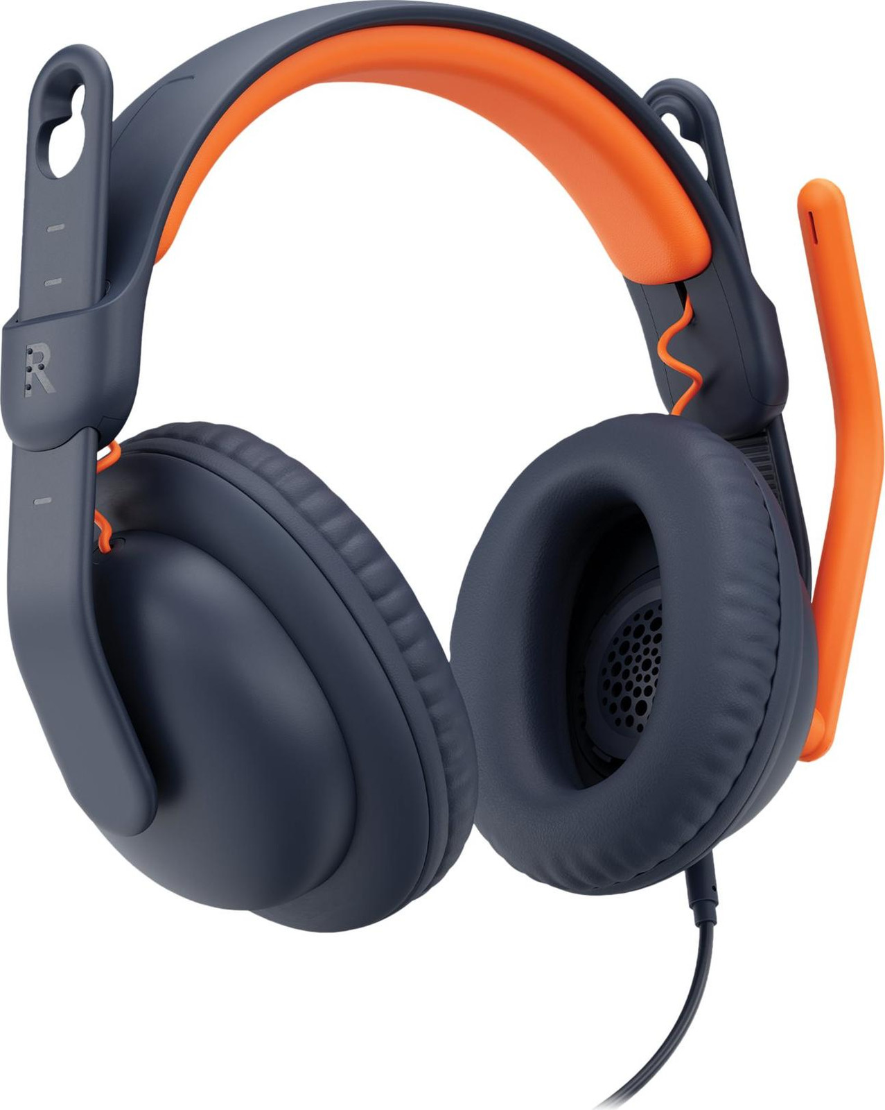 Logitech Zone Learn bekabelde over-ear hoofdtelefoon voor studenten met microfoon en USB-C aansluiting