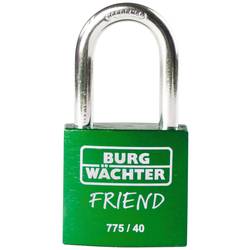 Burg Wächter 39451 Vorhängeschloss 40.00 mm verschieden schließend Grün Schlüsselschloss