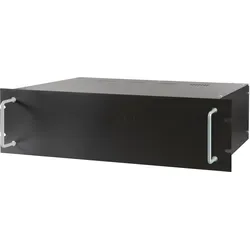 SIN 3 HE SW - 19" - Rack-Gehäuse, 3 HE