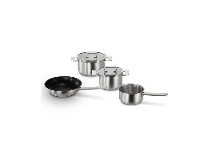 BOSCH Kochtopf HEZ9SE040, Edelstahl (4-tlg), 4-teiliges Set