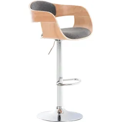 CLP Barhocker Kingston C Stoff   Farbe: natur/hellgrau
