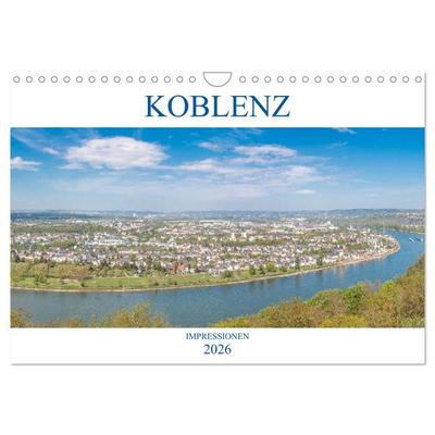 Koblenz Impressionen (Wandkalender 2026 DIN A4 quer), CALVENDO Monatskalender