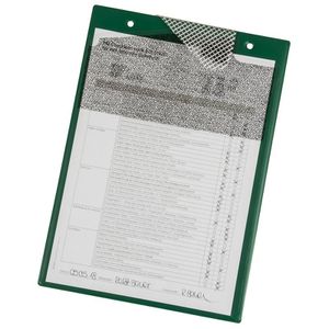 Eichner Auftragstasche Secure 9015-00716, A4, mit Schlüsselfach und Verpixelung, grün, 10 Stück