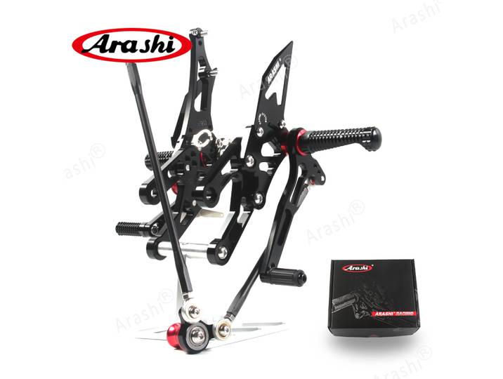 Arashi V2.0 repose-pieds pour HONDA CBR600RR 2003 2004 2005 2006 ensemble arrière réglable CBR600 CBR 600 RR CNC Rider repose-pieds moteur
