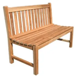 Lex Premium Teak Gartenbank Sitzbank Holzbank Teakbank Parkbank nachhaltig 180cm : 180 cm