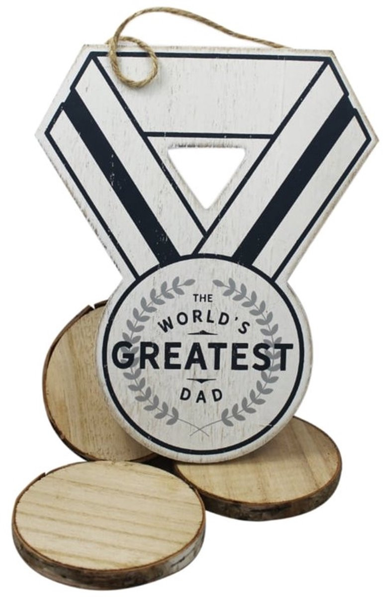 Widdop & Deurhanger The World's Greatest Dad Decoratiehanger