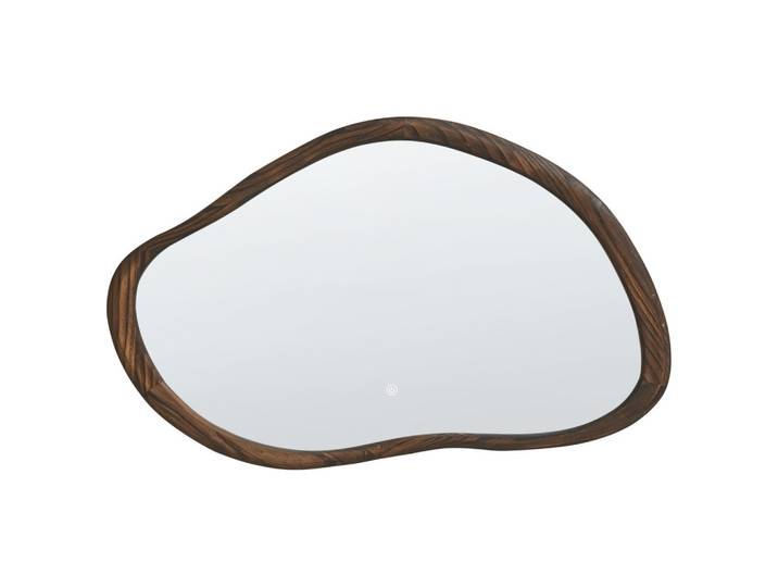 LED-BADEZIMMER-SPIEGEL 93/60 cm Dunkelbraun Mancey