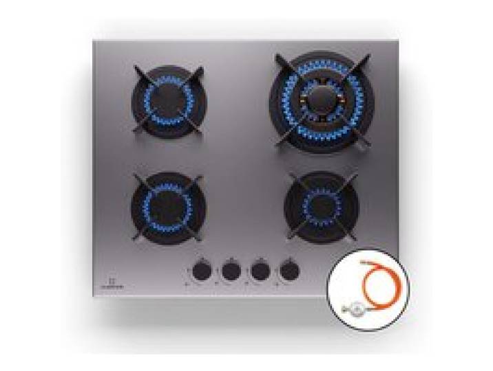 Klarstein Goldflame 4 plaque de cuisson gaz 4 feux autonome gaz naturel/propane acier inoxydable