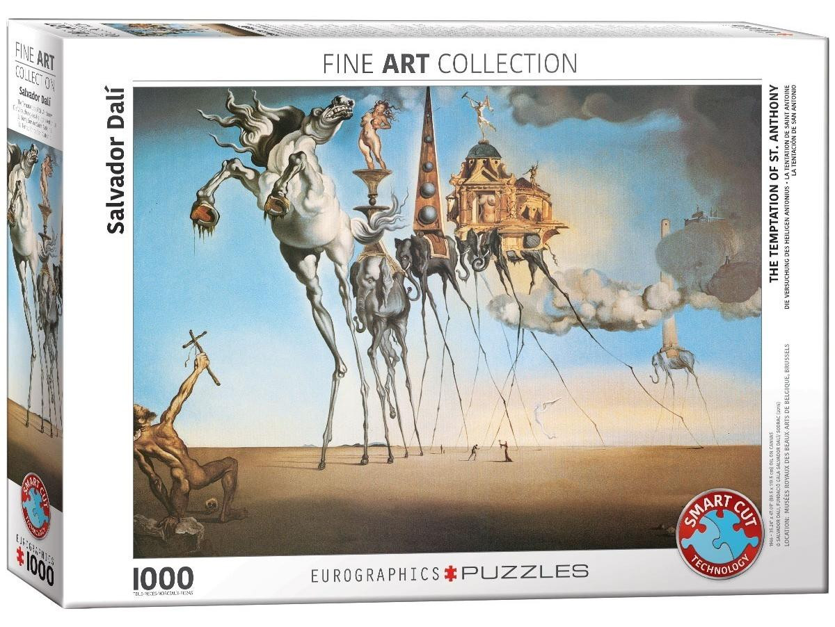 Eurographics Puzzel De verleiding van Sint-Antonius van Salvador Dalí, 1000 stukjes