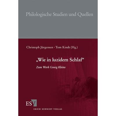 Wie in luzidem Schlaf, Taschenbuch von , Erich Schmidt Verlag, 978-3-503-13759-6