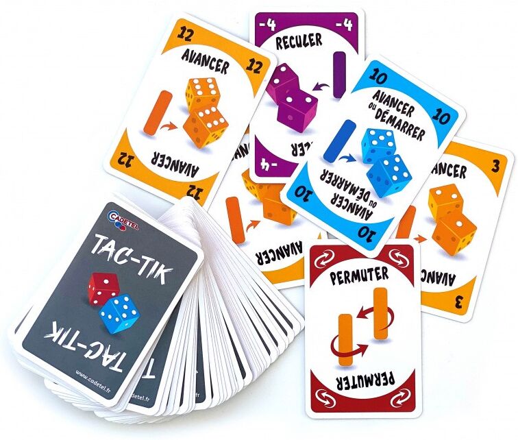 Cadetel Jeu de cartes pour Tac-Tik