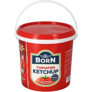 Born Ketchup Tomatenketchup, Tomatenmarkanteil 84%, im Eimer, 10 kg