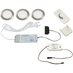 L&S, Einbauleuchte, Komplettset LED Einbauleuchten Chip 58 12 V (Aluminium)