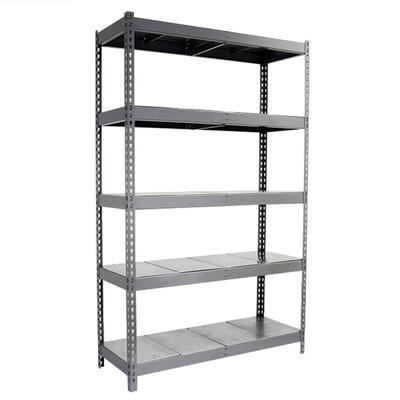 SimonRack Industrieregal, 2000x2400x750 mm, 400 kg am Biegepunkt, 5 Metallböden, Garagenregal, Verzinkt- Simonforte