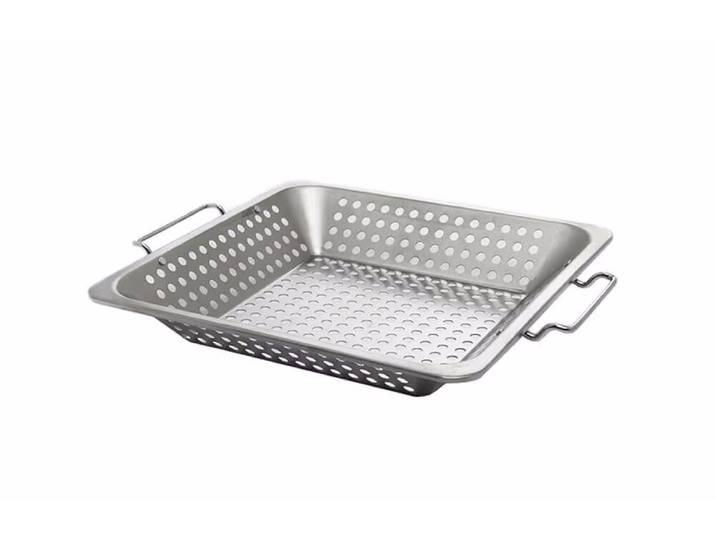 Broil King Grosser Gemüsekorb – Grillschale/Grillpfanne/Grillgeschirr – edelstahl