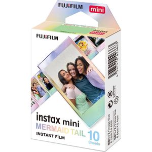 Fujifilm Sofortbildfilm Instax Mini Mermaid Tail, 8,6 x 5,4cm, 10 Blatt