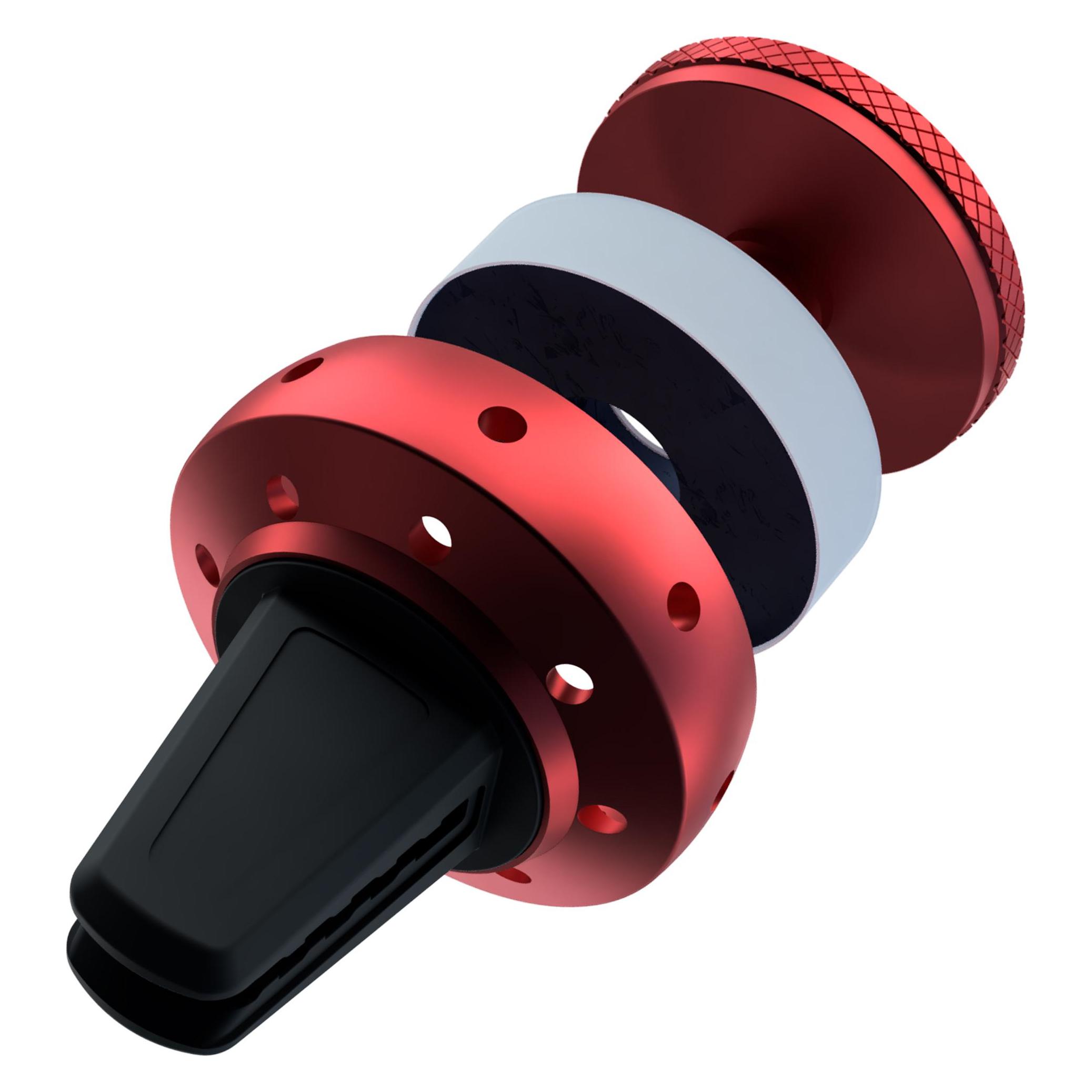 Tellur FreshDot Car Phone Holder Magnetic, Fragrance Kit Bubble Gum, Air Vent mount red (TLL171181)