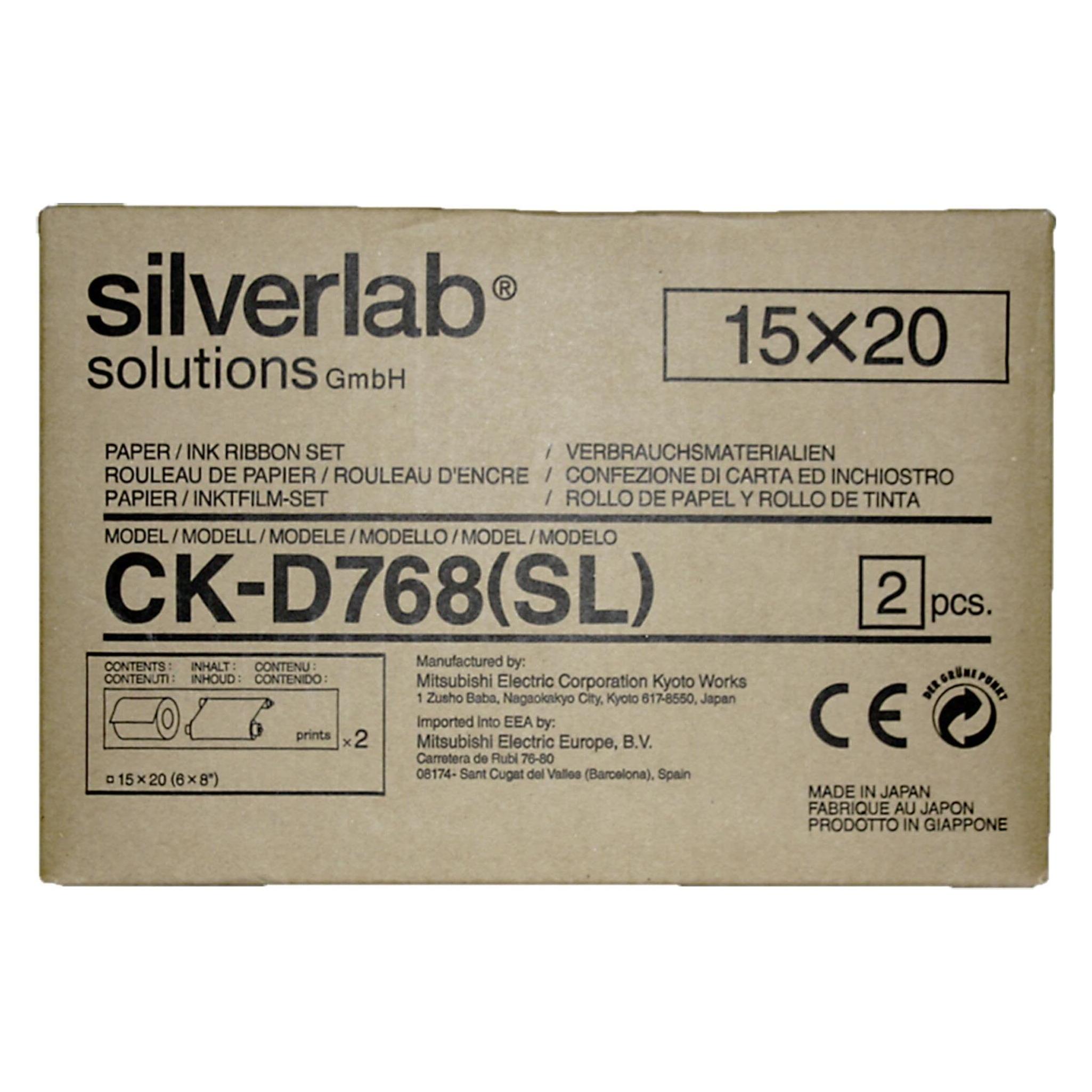 Mitsubishi Electric CK-D 768 SL 15x20 cm 2x 200 Prints (200 Blätter) (VM00215)