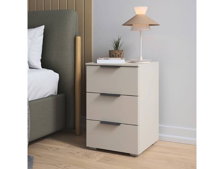 Table de chevet 61cm 1 set Beige/Cachemire Gris