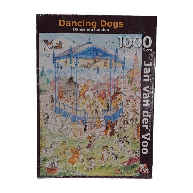 Puzzelman Puzzel Dansende honden - 1000 stukjes
