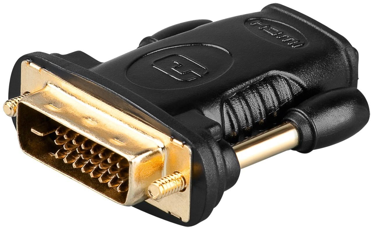 Goobay 68931 HDMI naar DVI-D adapter, zwart