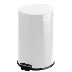 Hardwex Tretabfallbehälter 20 l, weiß