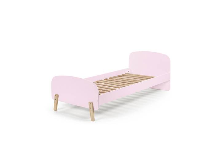 Furnlux Kinderbett Kiddy Rosa 95x206x73 cm, Pink, Holz, Babymöbel & Kindermöbel, Kinderzimmer & Jugendzimmer, Kinderbetten