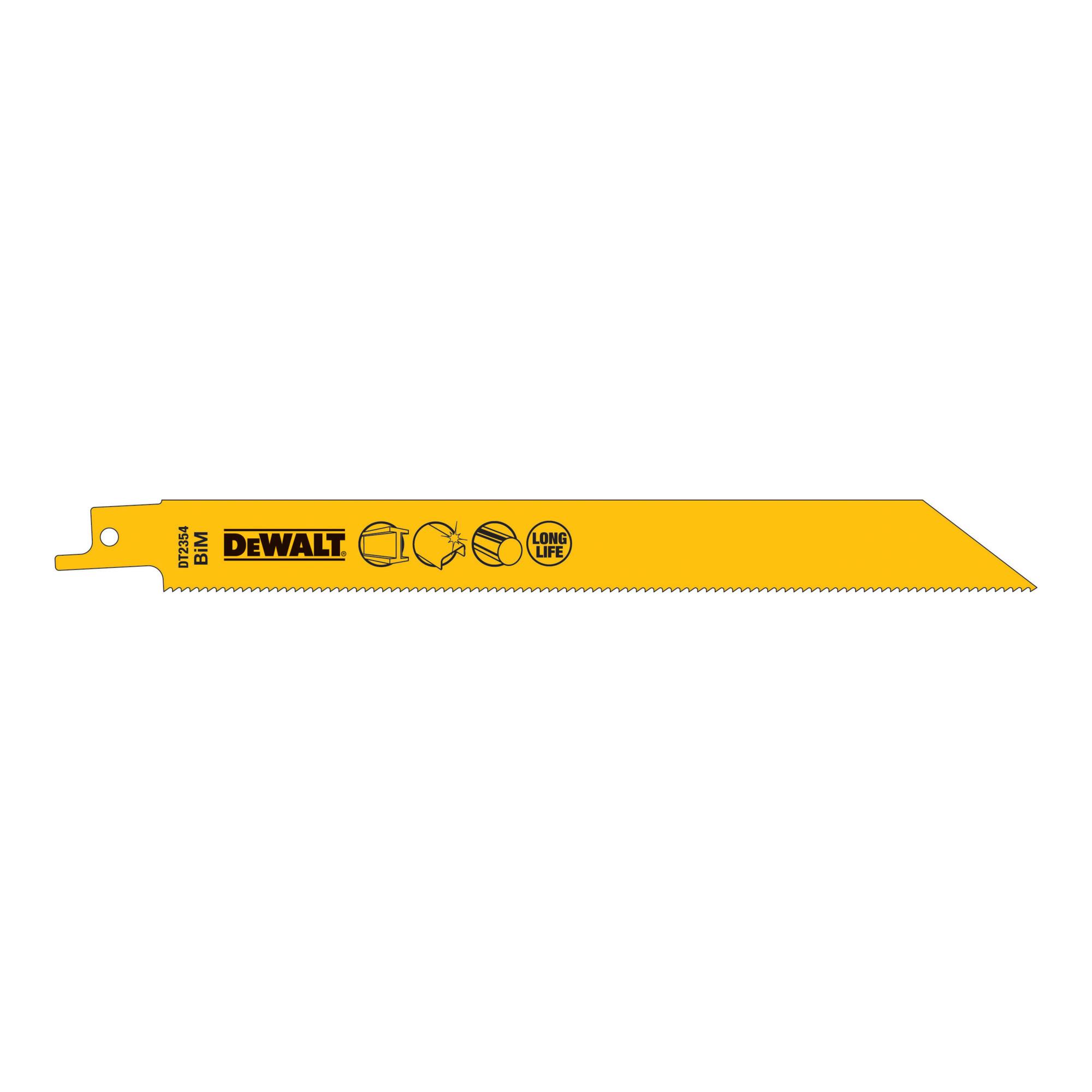 DEWALT Säbelsägeblatt BIM Metall 203 mmk DT2354-QZ)