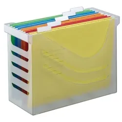 Jalema Hängeregistraturkorb mit Mappen »Silky Touch« A4 transparent