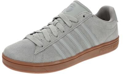 K-Swiss Court Tiebreak II SDE (Men's) Athletic in Ghost Grey/Gum, Size 11.5 M, Leather