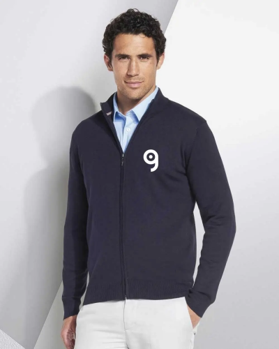 Barbour Cardigan Gordon uomo in lana con bottoni eleganti Personalizzate o neutre Sol's