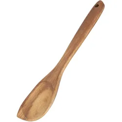 Akazienholz Schöpflöffel & Servierlöffel - Vielseitig einsetzbar, robust, langlebig - 32cm, natürliche Maserung, rötlich-braun - Nachhaltig & antibakteriell