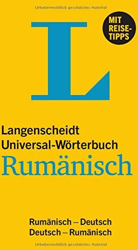 Redaktion Langenscheidt - Langenscheidt Universal-Wörterbuch Rumänisch: Rumänisch-Deutsch/Deutsch-Rumänisch (Langenscheidt Universal-Wörterbücher) - Preis vom 06.10.2026 07:26:00 h