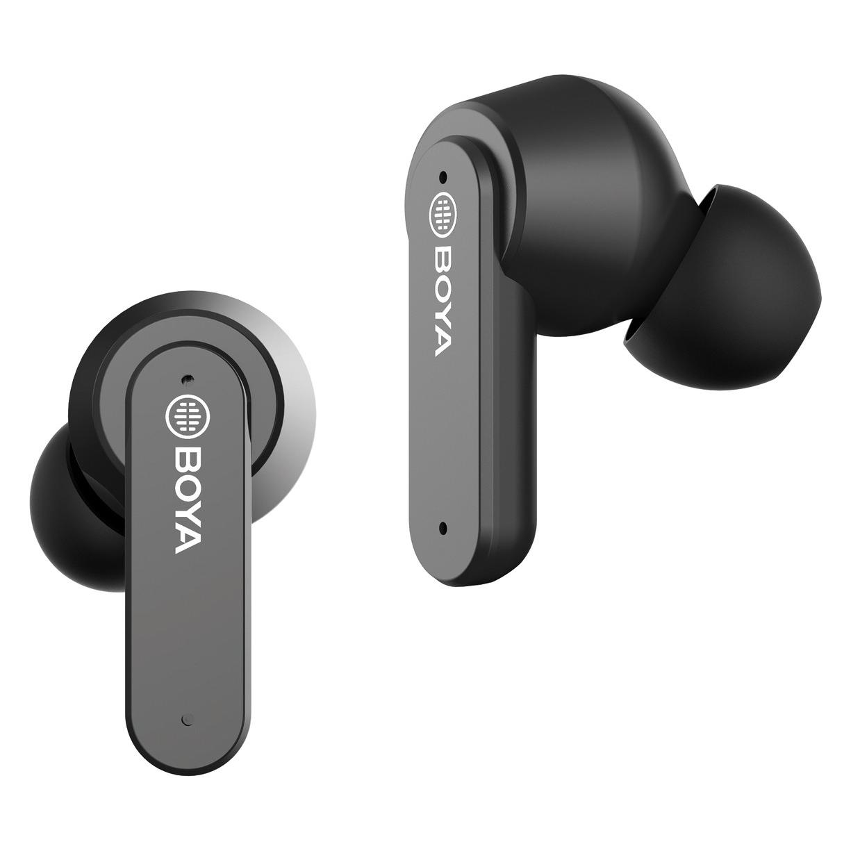 Boya wireless headset True Wireless BY-AP4, black (6 h, Kabellos) (BY-AP4-B)