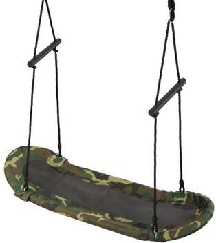 Costway Saucer Tree Swing Surf Kids Outdoor Adjustable Swing Set