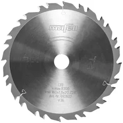 Mafell Sägeblatt-GT 160 x 1,2 / 1,8 x 20 mm, Z 28-7, 3WZ/FZ