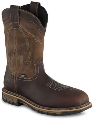 "Irish Setter By Red Wing Marshall 11"" Composite Toe WP Boot - Mens 12 Brown Boot E2"