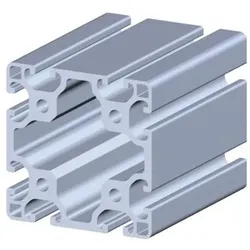 RS PRO, Profil + Stange, Profile 8, 80x80 Light, 8 groove, 3m