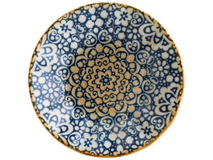 Teller Alhambra braun/blau Porzellan D 11 cm 1 Stk