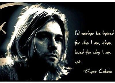 Inspire Select Kurt Cobain Retro Rock Music Canvas Poster Black & White Vintage Wall Art f 19.7 X 27.6 In no Frame