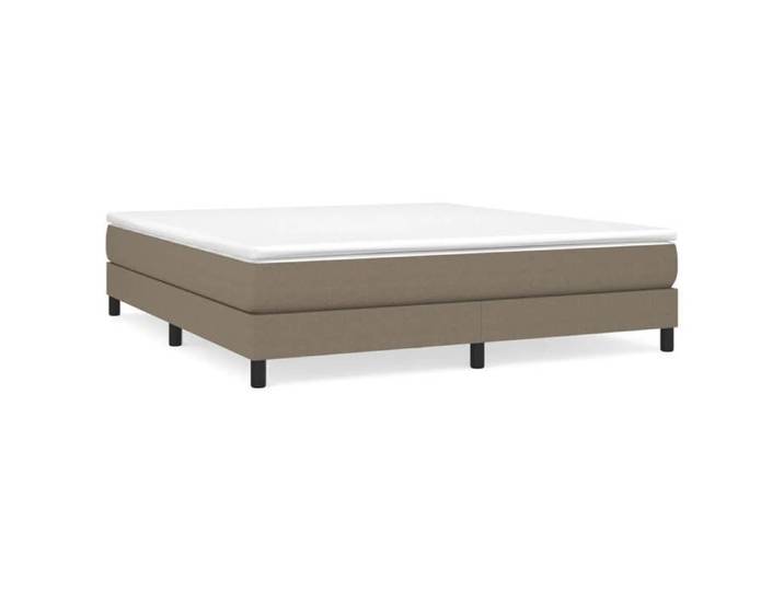 Lit adulte - 160x200 cm lit double Cadre de lit Taupe Tissu CHY17864651